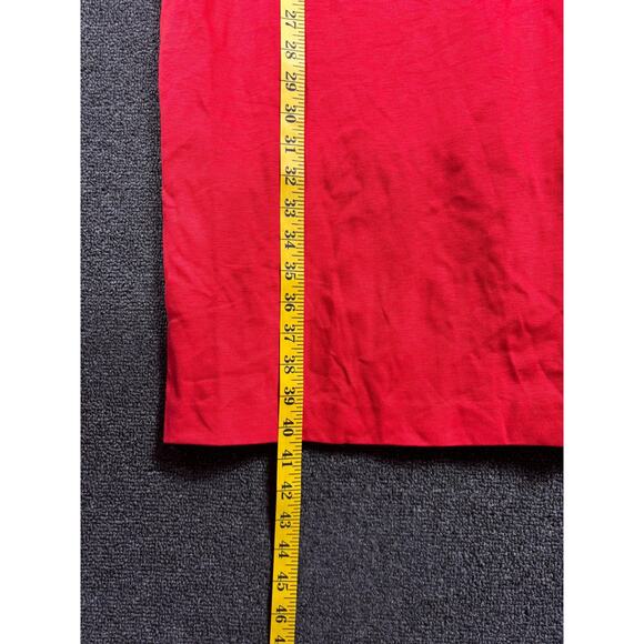 Alice + Olivia Dress Womens 10 Red Poppy Off Shoulder Sheath Cocktail Party - Picture 8 of 8